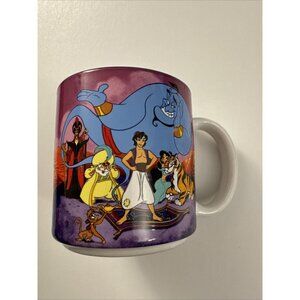 Disney Store Aladdin Coffee Mug Purple Genie J16